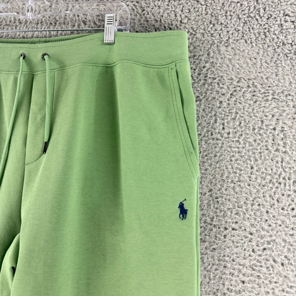 Polo Ralph Lauren Joggers Mens XLT Green Fleece Drawstring Pony Logo Sweatpants